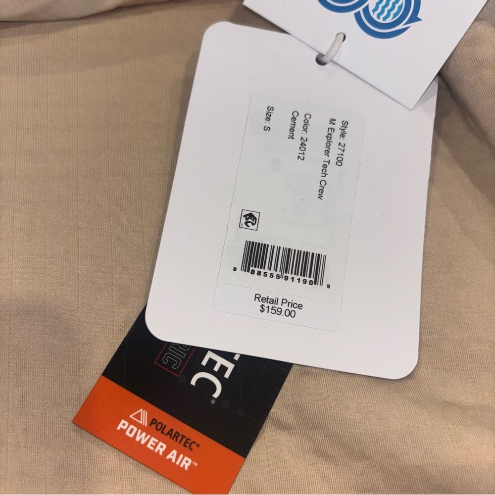 Obermeyer Men's Explorer Tech Crew Sweatshirt NWT - Picture 9 of 9